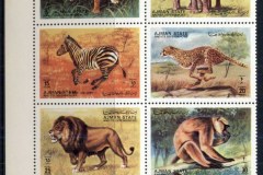 Ajman 1972 Mi#1304-1311 Wild Animals blk8