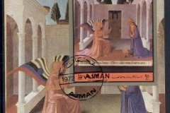 Ajman 1972 Mi#MS474B Xmas Paintings MS IMPERF