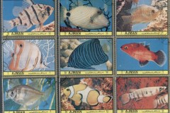 Ajman 1972 Mi#1739-1747 Tropical Fish