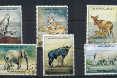 Ajman 1972 Mi#1405-1410 African Fauna Mothers & young