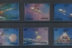 Ajman 1972 Mi#1443-1448 Apollo 11 Plastic Coated 3D (6/8)