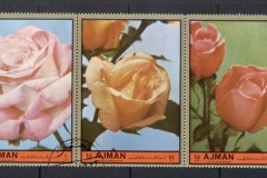 Ajman 1972 Mi#2089-2093 First Prize Roses
