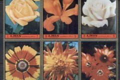 Ajman 1972 Mi#2138-2143 European Flowers