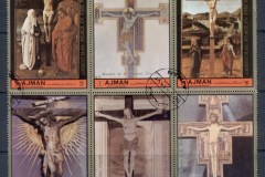 Ajman 1972 Mi#2163-2168 Crucifixion Paintings