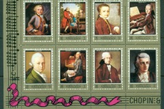 Ajman 1972 Mi#1328-1335 Wolfgang Amadeus Mozart, Austrian Composer