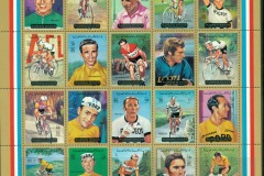Ajman 1972 Mi#1351-1370 Tour de France Cycling sheet