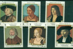 Ajman 1972 Mi#1431A-E, 1432 Albrecht Durer 500th Birthday
