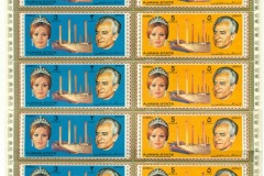 Ajman 1972 Mi#1513A-B 2500th Anniversary of the Persian Empire, Shah & Reza sheet