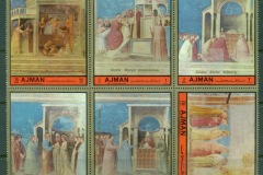 Ajman 1972 Mi#1705-1710 Scenes from the Life of the Virgin by Giotto