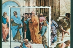 Ajman 1972 Mi#MS391A Frescoes by Raphael MS