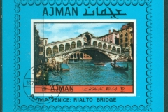 Ajman 1972 Mi#MS392B Venice & Pompeii MS IMPERF