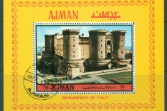 Ajman 1972 Mi#MS410A Famous Sights of Italy MS