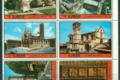 Ajman 1972 Mi#1893-1898 Famous Sights of Italy