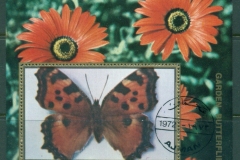 Ajman 1972 Mi#MS425A Garden Butterflies MS