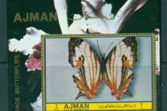 Ajman 1972 Mi#MS429A Grace Butterflies MS