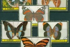 Ajman 1972 Mi#1994-1999 Lawn Butterflies