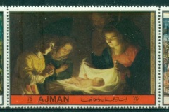 Ajman 1972 Mi#MS433A Animal Mosaics MS