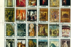 Ajman 1972 Mi#2000+ Small side panel part sheet of 60,