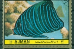 Ajman 1972 Mi#1742+ Marine & Freshwater Fish strip 5