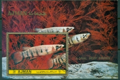 Ajman 1972 Mi#MS396A Tropical Fish MS