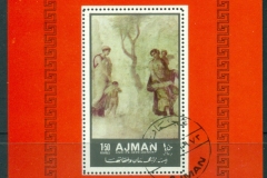 Ajman 1972 Mi#MS448A Wall Paintings from Pompeii MS