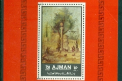 Ajman 1972 Mi#MS446A Wall Paintings from Pompeii MS