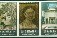 Ajman 1972 Mi#2059-2063B Ancient Art IMPERF
