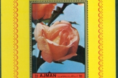 Ajman 1972 Mi#MS455A Flowers, First Prize Roses MS