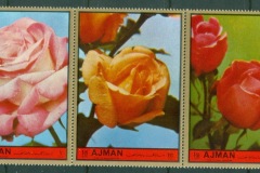 Ajman 1972 Mi#2083-2088 Flowers, First Prize Roses