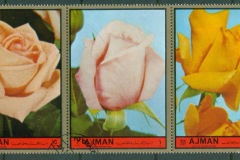 Ajman 1972 Mi#2094-2098 Flowers, Tender roses
