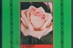 Ajman 1972 Mi#MS456A Flowers, Tender roses MS