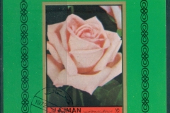 Ajman 1972 Mi#MS456A Flowers, Tender roses MS IMPERF