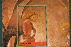 Ajman 1972 Mi#MS457A Xmas Paintings MS