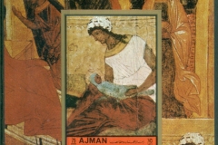 Ajman 1972 Mi#MS460B Xmas Moscow School Icons MS IMPERF