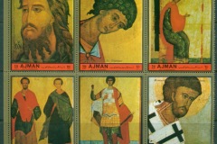 Ajman 1972 Mi#2118-2123 Moscow School Icons