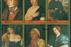 Ajman 1972 Mi#2124-2129 Portrait Paintings