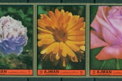 Ajman 1972 Mi#2133-2137 Flowers, Field Flowers