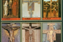 Ajman 1972 Mi#2163-2168B Crucifixes IMPERF