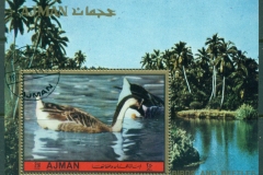 Ajman 1972 Mi#MS475A Birds & Beetles MS