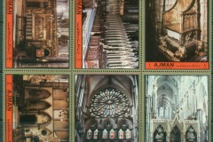 Ajman 1972 Mi#2178-2183 Westminster Abbey