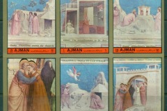 Ajman 1972 Mi#2200-2205B Giotto, Scenes from the life of Joachim IMPERF