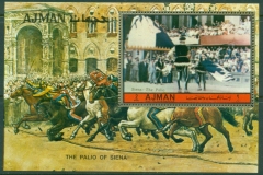 Ajman 1972 Mi#MS480A The Palio of Sienna MS