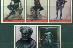 Ajman 1972 Mi#2207-2211B Bronze Sculptures from Naples & Pompeii Museum IMPERF