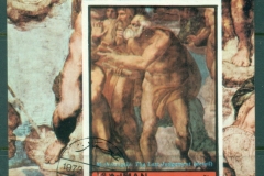 Ajman 1972 Mi#MS483B Last Judgement paintings by Michaelangelo MS IMPERF