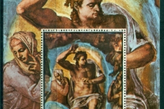 Ajman 1972 Mi#MS482A Last Judgement paintings by Michaelangelo MS