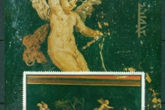 Ajman 1972 Mi#MS485B Wall paintings from Pompeii MS IMPERF CTO