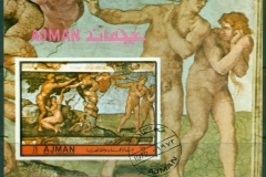 Ajman 1972 Mi#MS486B Paintings by Michaelangelo MS IMPERF