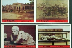 Ajman 1972 Mi#2246-2249B Archaeological Finds IMPERF