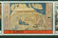 Ajman 1972 Mi#2402-2406 Xmas paintings