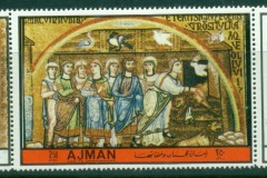 Ajman 1972 Mi#2410-2412 venetian Art, Mosaics from St Mark's cathederal